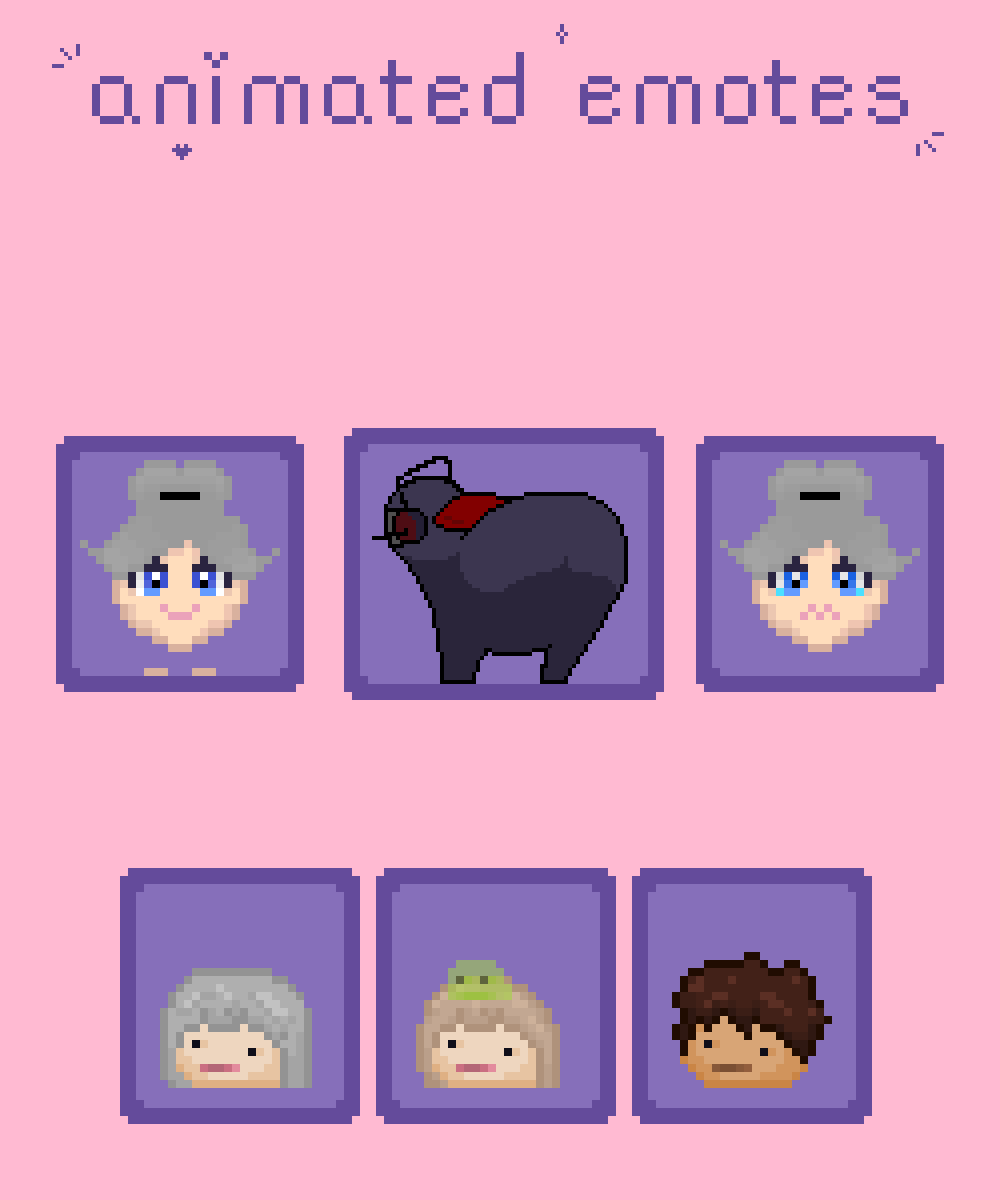Various Animated Emotes